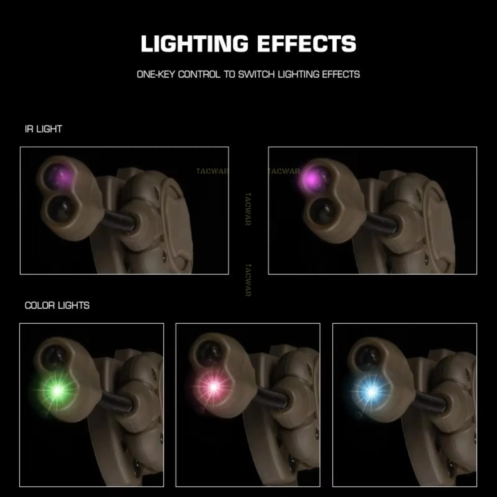 MPLS RGB IR luz de casco táctica para carril ARC Rail MICH - imagen 5