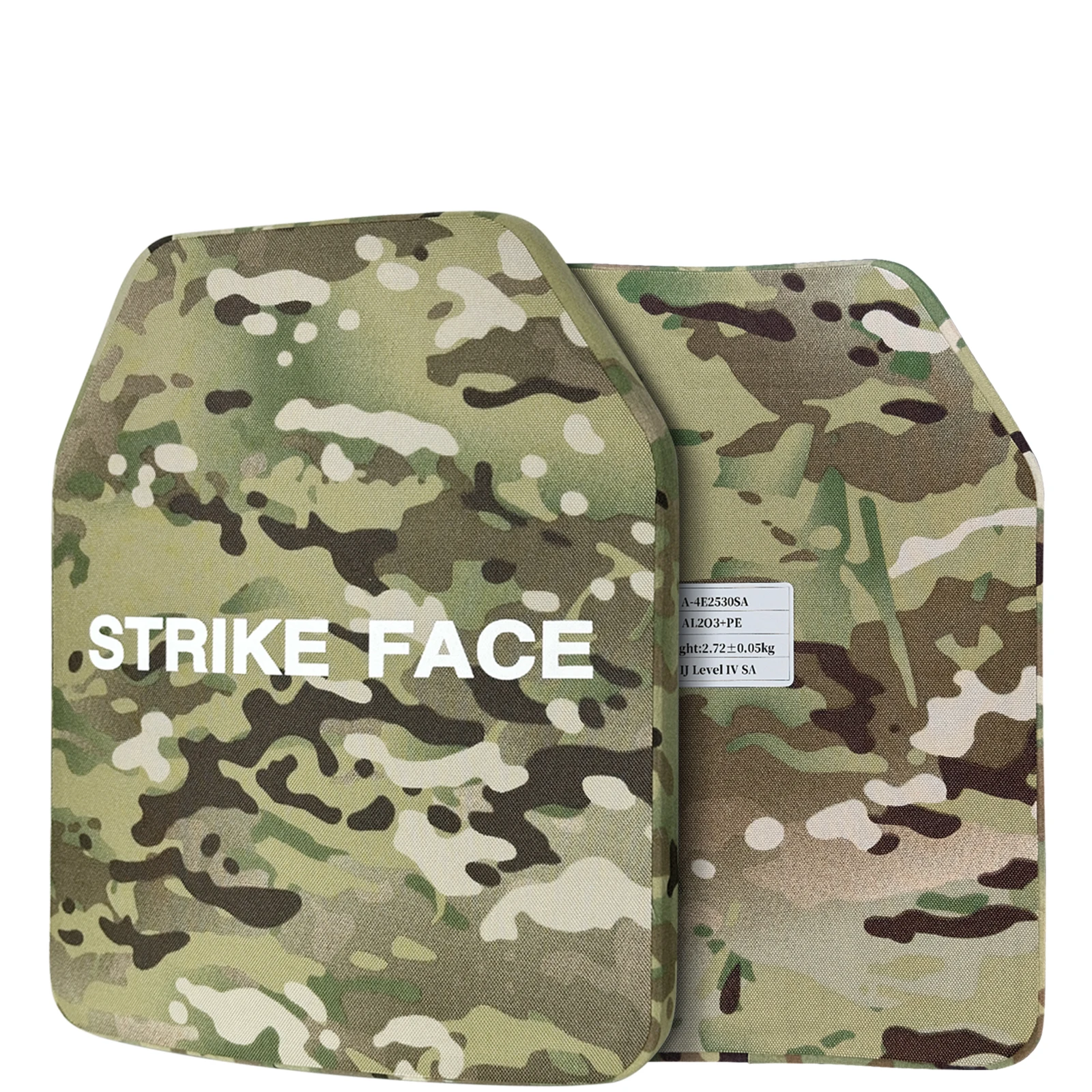 UNIONTAC Camou SS109 y M80 10X12 SAPI placa a prueba de balas de curva única NIJ III + /NIJ 0101.06 Panel balístico independiente de alúmina y PE - imagen 5