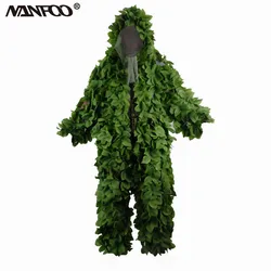 Traje Ghillie camuflaje verde hojas – Caza pesca observaciones táctico
