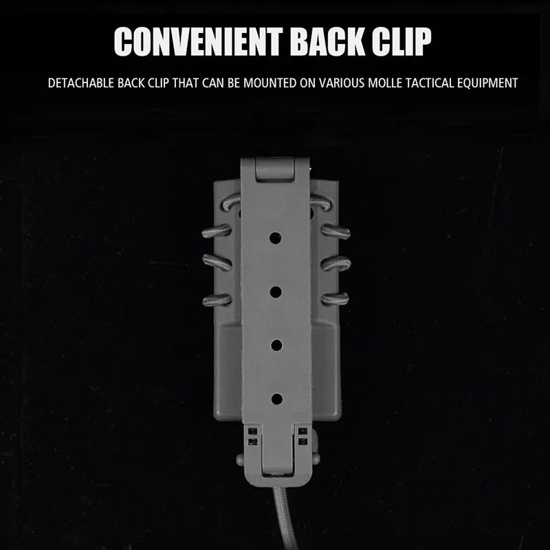 Bolsa táctica para revista Molle, cinturón para pistola, funda Mag de extracción rápida para Glock 9MM 0,40 357SIG 45CAP 10MM, serie Urban Assault - imagen 3