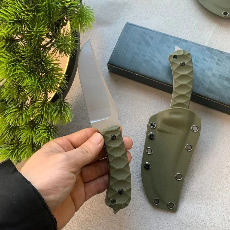 Cuchillo recto para exteriores, cuchillo táctico afilado, cuchillo de supervivencia todo en uno para supervivencia en el desierto, cuchillo de fruta portátil para acampar - imagen 3