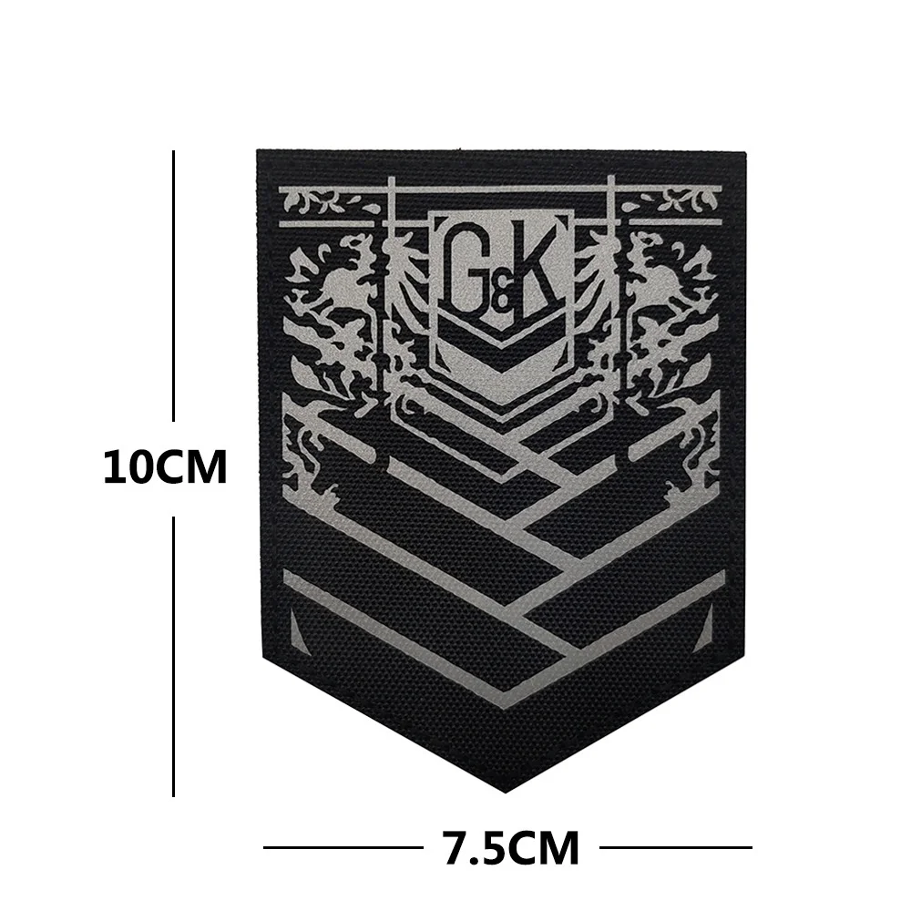 Brazalete reflectante IR de Anime para niñas, insignia de Moral de línea frontal, brazalete del escuadrón, el gigante de ataque con parche de gancho de mochila, 404 - imagen 4