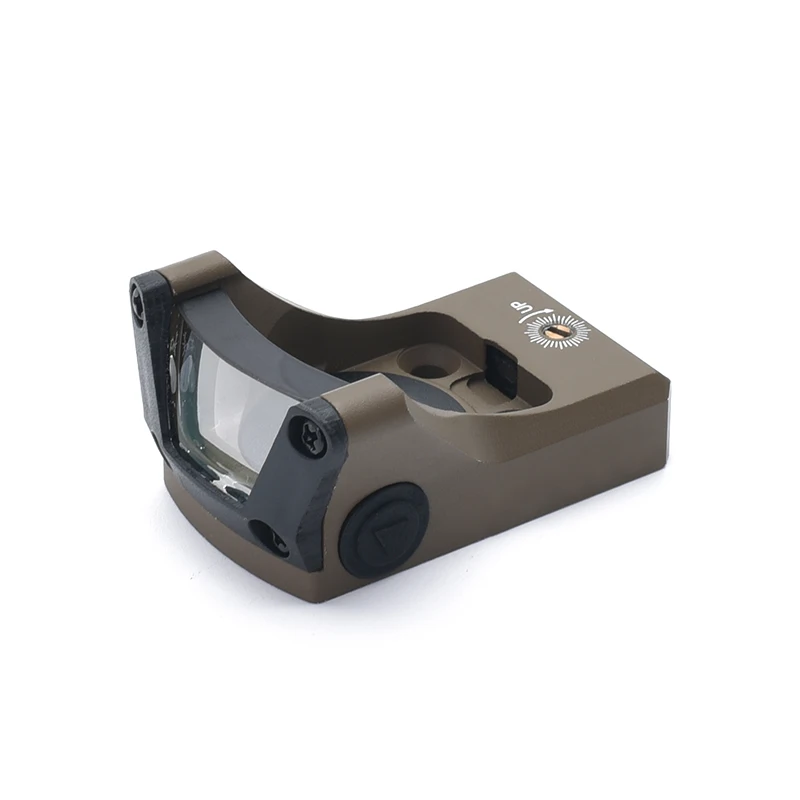 Vista de Punto Verde/rojo M1 táctil 3MOA con marcas originales completas, óptica Airsoft con riel de 20mm y placa de montaje Universal Glock - imagen 3