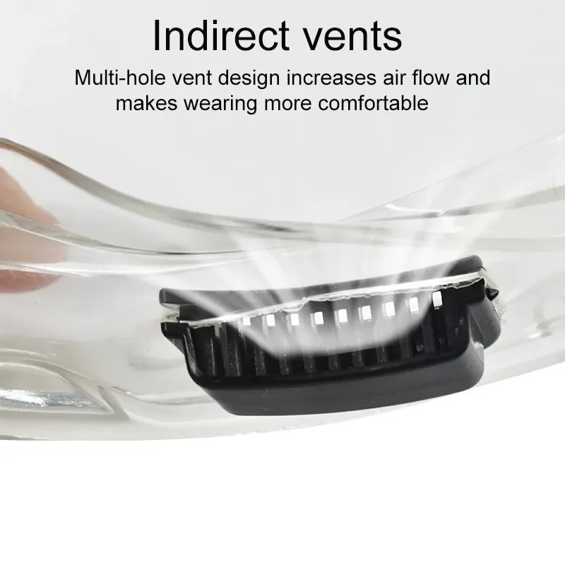 Gafas de seguridad antisalpicaduras a prueba de polvo, lentes transparentes para trabajo, investigación, laboratorio, protección ocular, seguridad Industrial - imagen 5