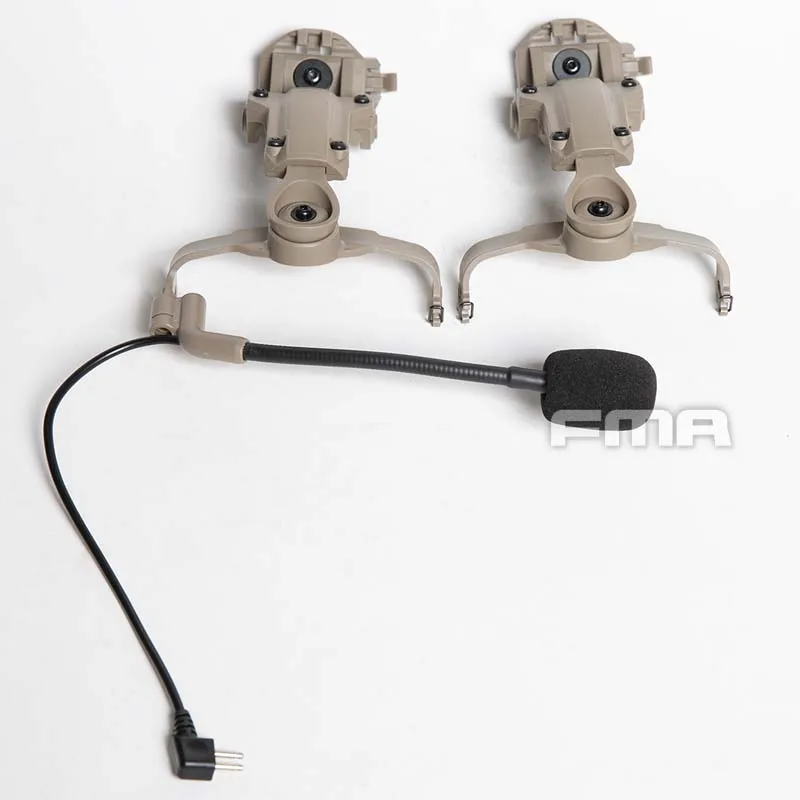 Soporte abatible FMA para auriculares PELTOR COMTAC y AMP - imagen 3