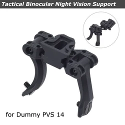 Soporte de visión nocturna binocular compatible con un solo barril y doble barril para Dummy PVS 14 Connect Bridge de doble tubo