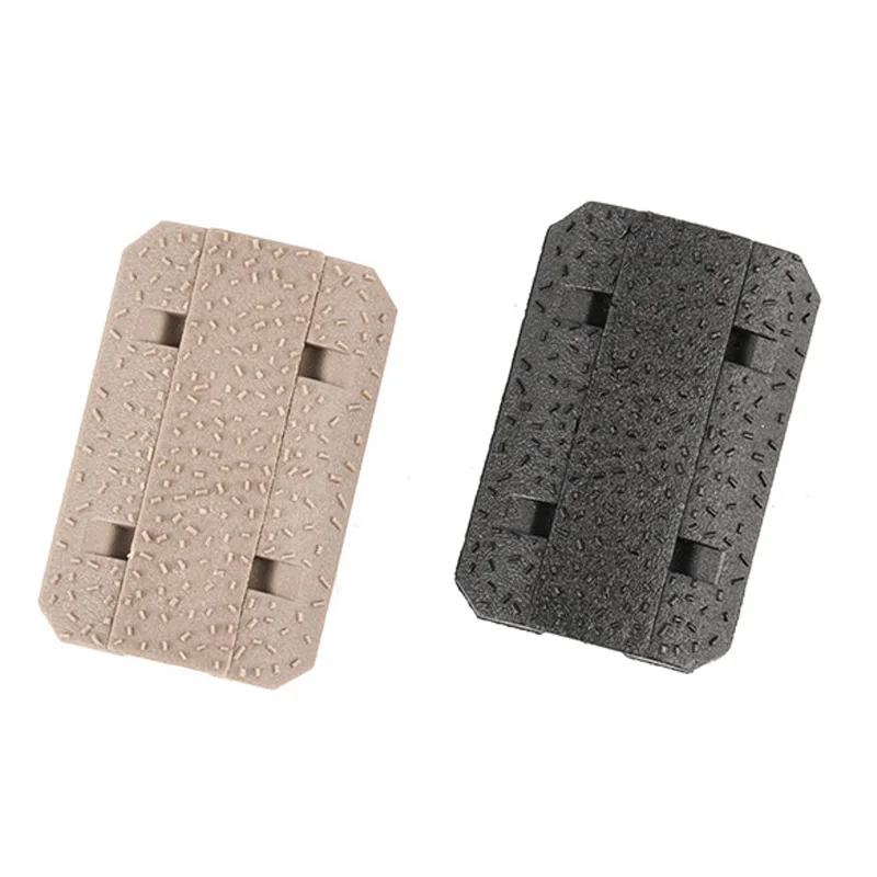 12 Uds. M-LOK de nailon táctico tipo riel 2 cubiertas protector de mano antideslizante para accesorios de pistola de juguete Airsoft BCM AR AR15 M4 - imagen 5