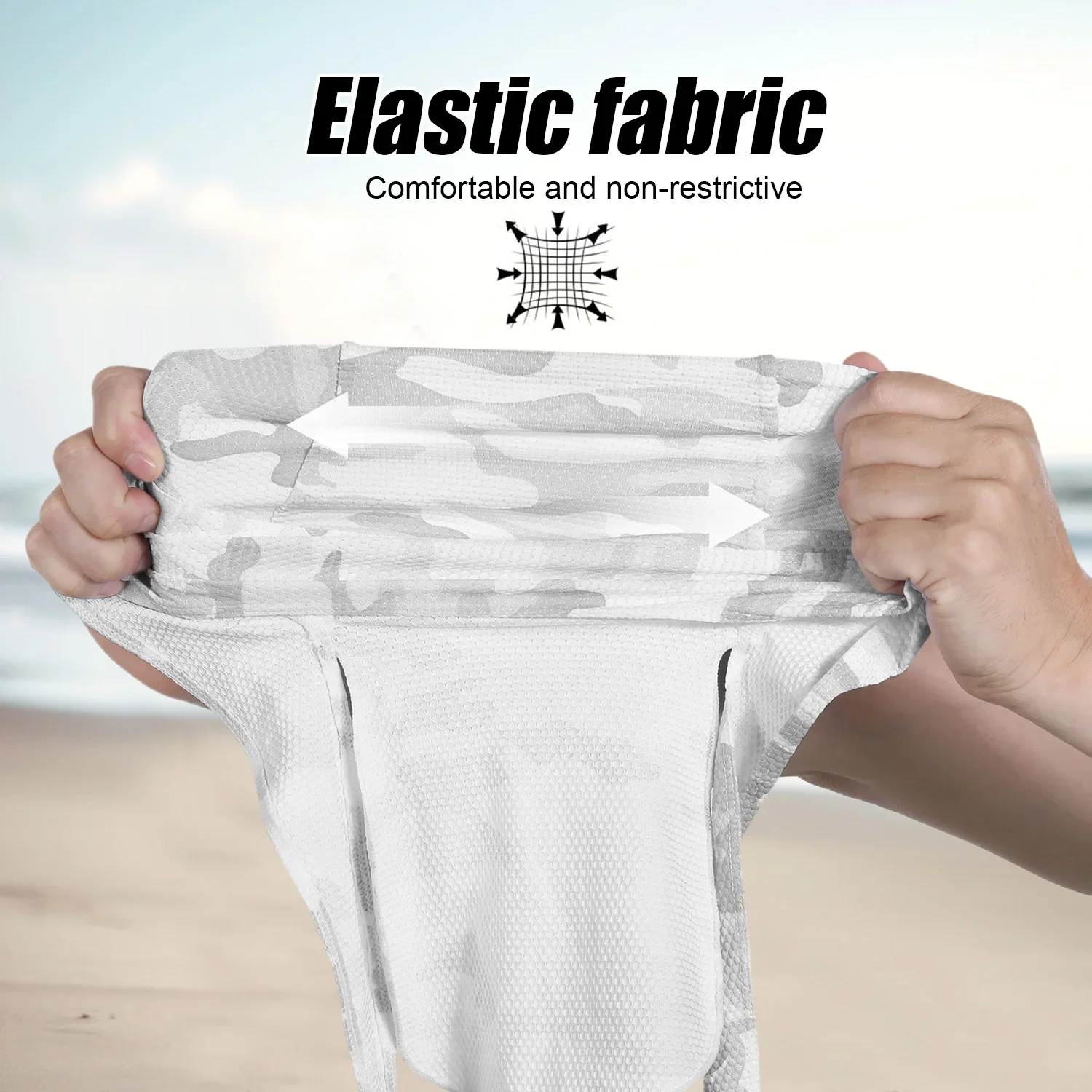 Gorro deportivo transpirable para correr, pañuelo de seda de hielo, absorción del sudor, gorro de moda para senderismo, Camping, monopatín, Bandana para hombre - imagen 5