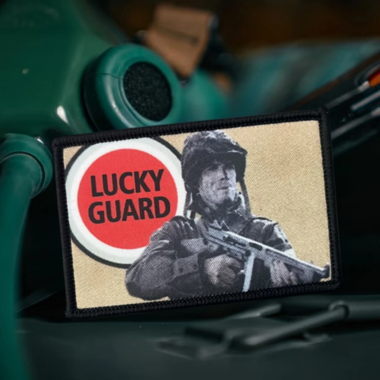 Insignia de moral divertida de Lucky Strike, parches impresos para ropa, brazalete militar táctico, gancho y bucle, accesorios para mochila, pegatinas - imagen 5