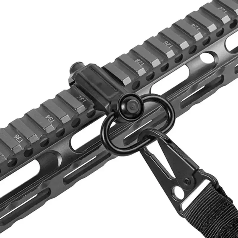 Soporte de riel de eslinga QD de Metal de 360 grados con giro de 1,25 pulgadas y Base de 20mm para accesorio de caza - imagen 4