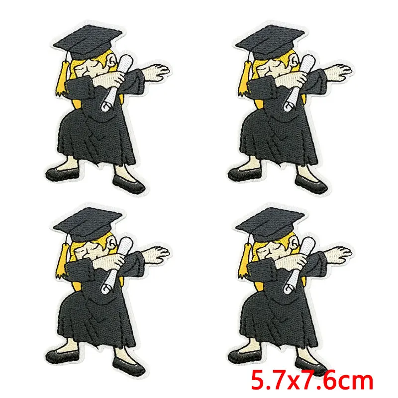Parches termoadhesivos bordados coser o planchar para uniformes - imagen 2