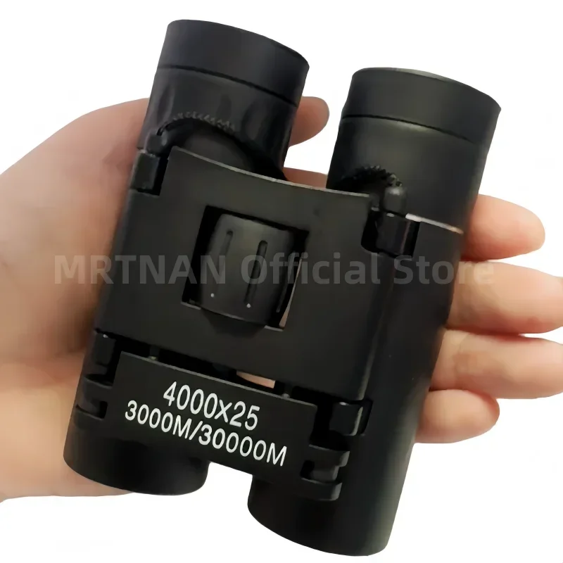 Binoculares potentes portátiles con Zoom HD 4000X25, telescopio BAK4 de largo alcance, binoculares plegables de poca luz para caza y Camping - imagen 3