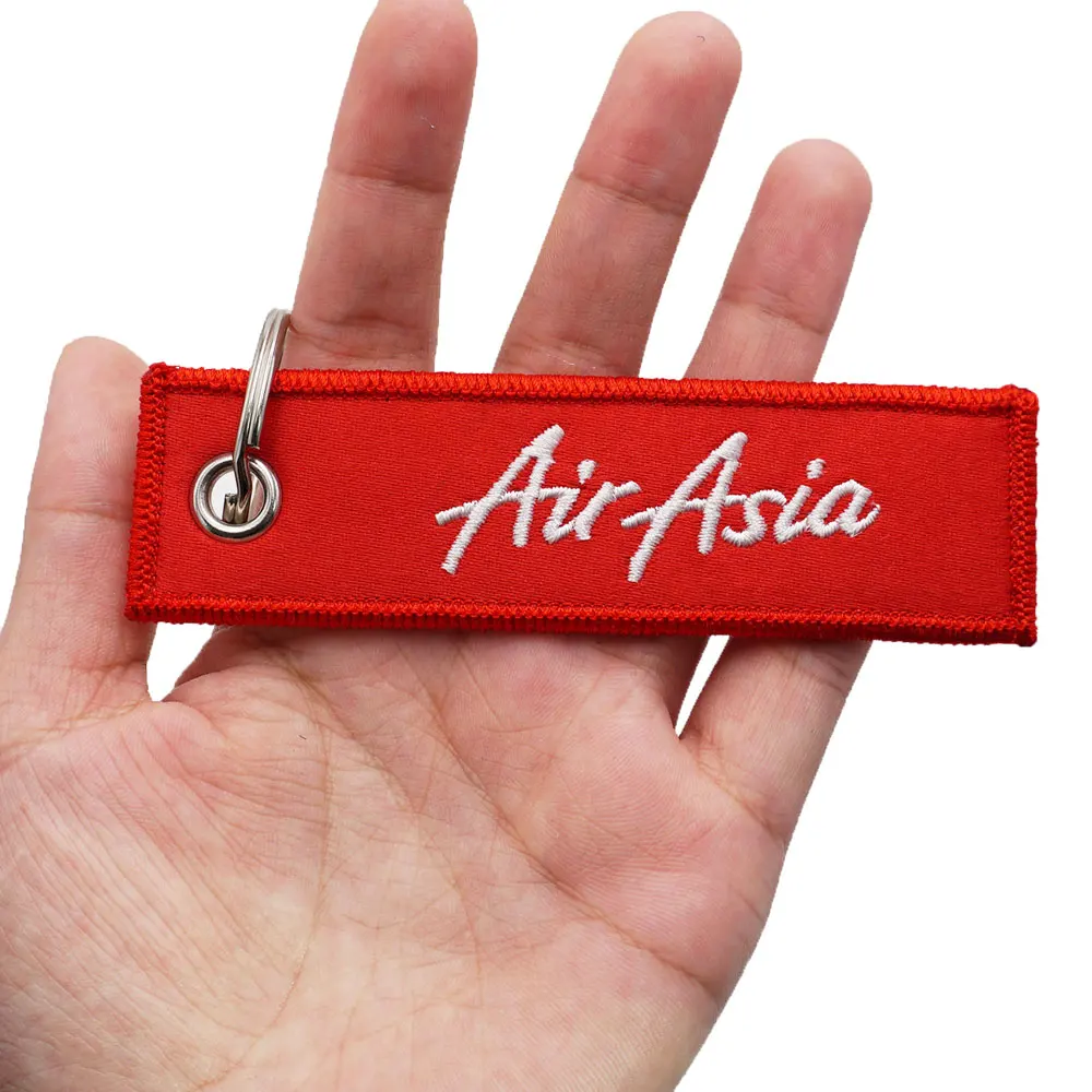 Llavero bordado Air Asia con llavero para pilotos - imagen 5