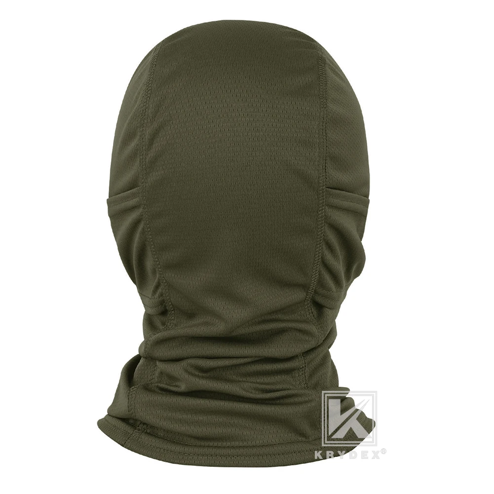 KRYDEX Mascarilla táctica Pasamontañas Camuflaje Envoltura para la cabeza completa Polaina el cuello de secado rápido Capucha protección UV ciclismo, senderismo - imagen 2