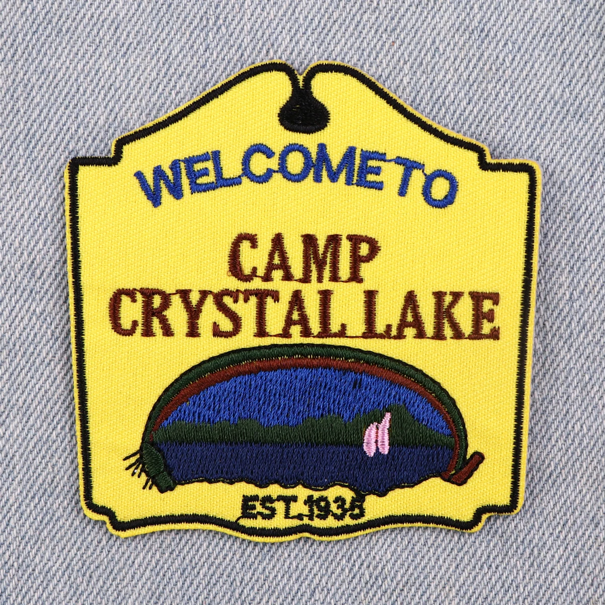 Parches para planchar de película de terror para ropa, parches bordados para decoración de ropa, parche de Halloween, aplique adhesivo para coser - imagen 2