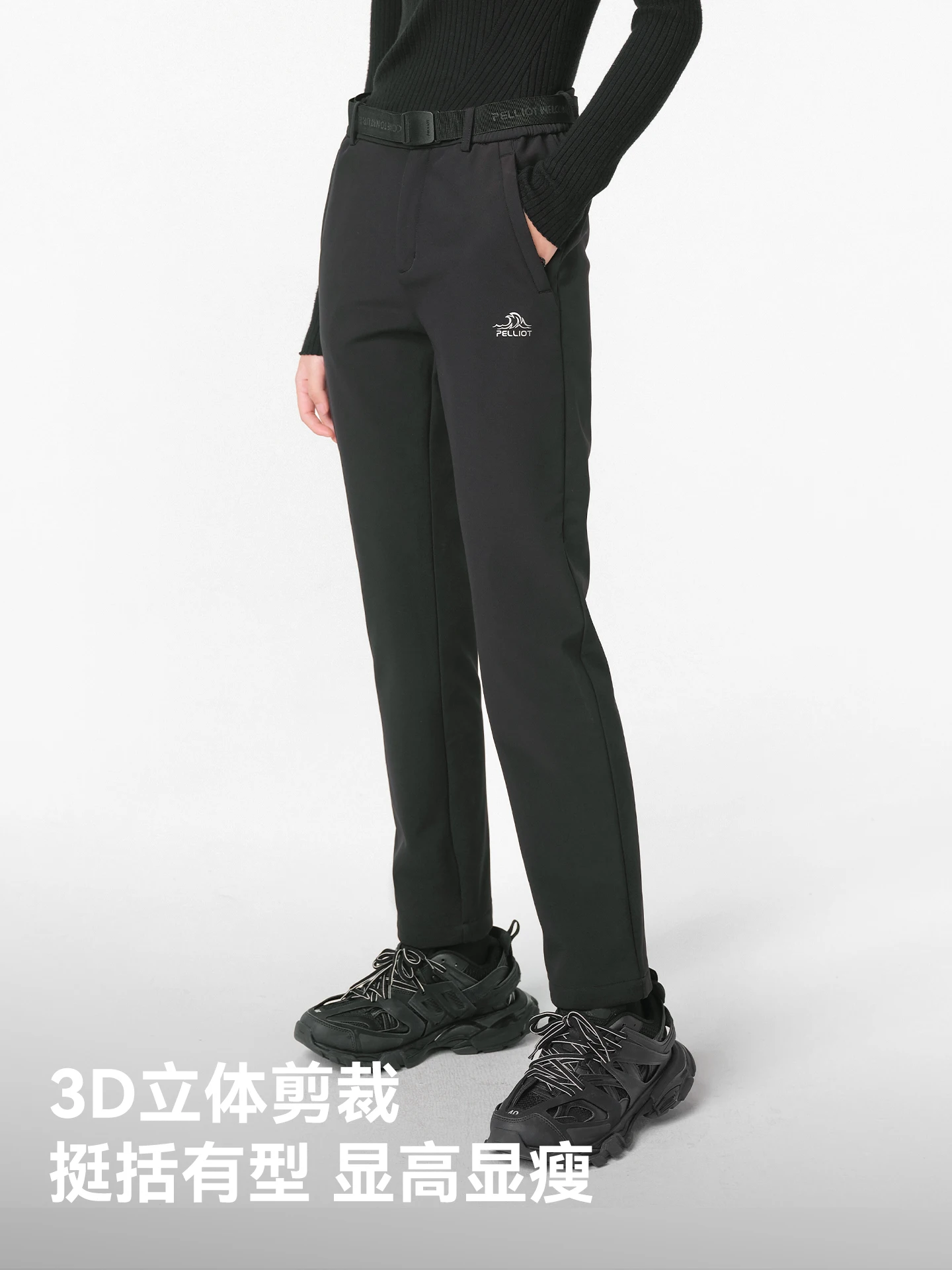 Pantalones de senderismo elásticos de invierno Pelliot, pantalones Softshell de lana impermeables para deportes al aire libre para mujer, pantalones de Trekking para esquí de montaña - imagen 5