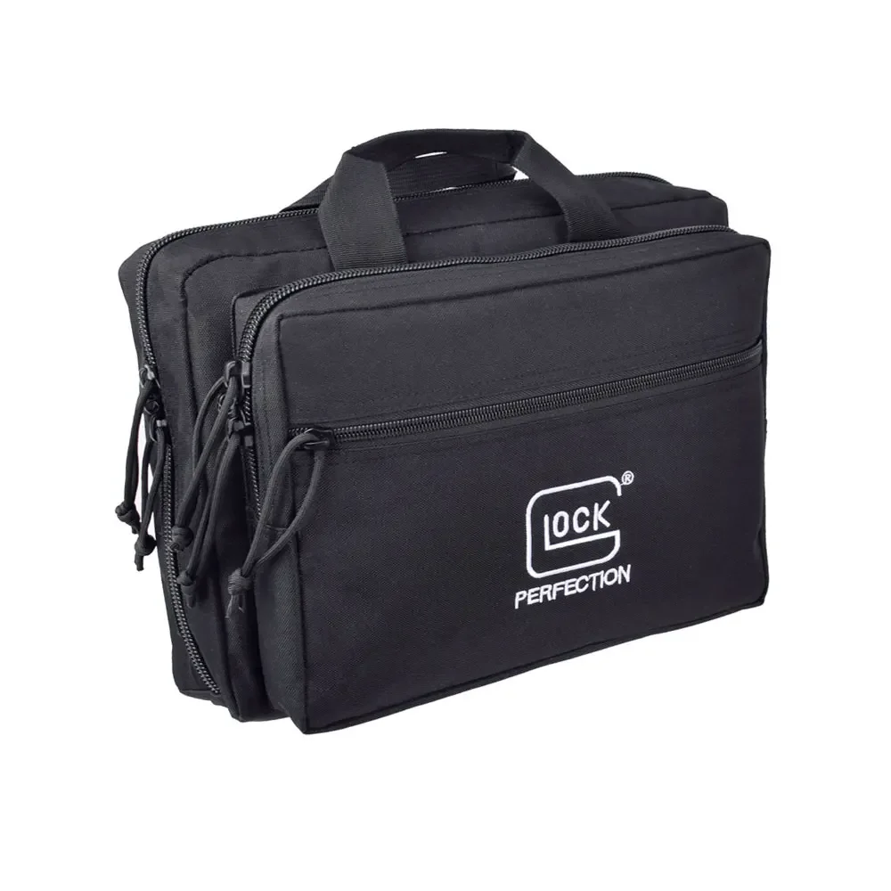 Bolsa de almacenamiento portátil para pistola táctica, bolsas dobles para pistola, bolsa de rango de herramientas, funda 22LR para mochila de caza Taurus G2c 1911 Cz-75 - imagen 3