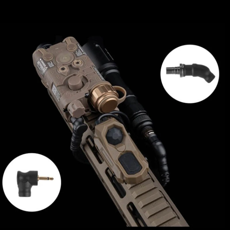 Interruptor de doble cable AXON Pro adaptado al riel Picatinny Instalar fijación M-lock con tres tipos de enchufes