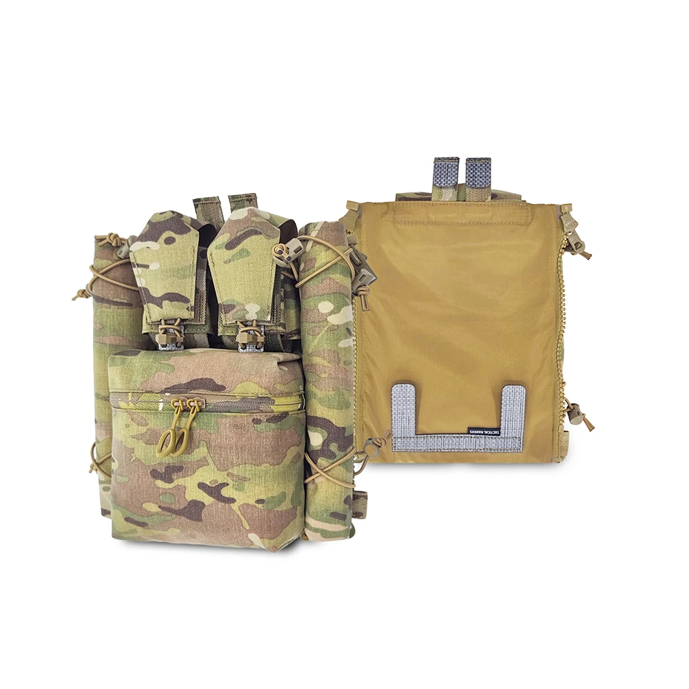 Nuevo Paquete de Panel trasero multifuncional antiniebla, bolso táctico con placa trasera doble - imagen 2