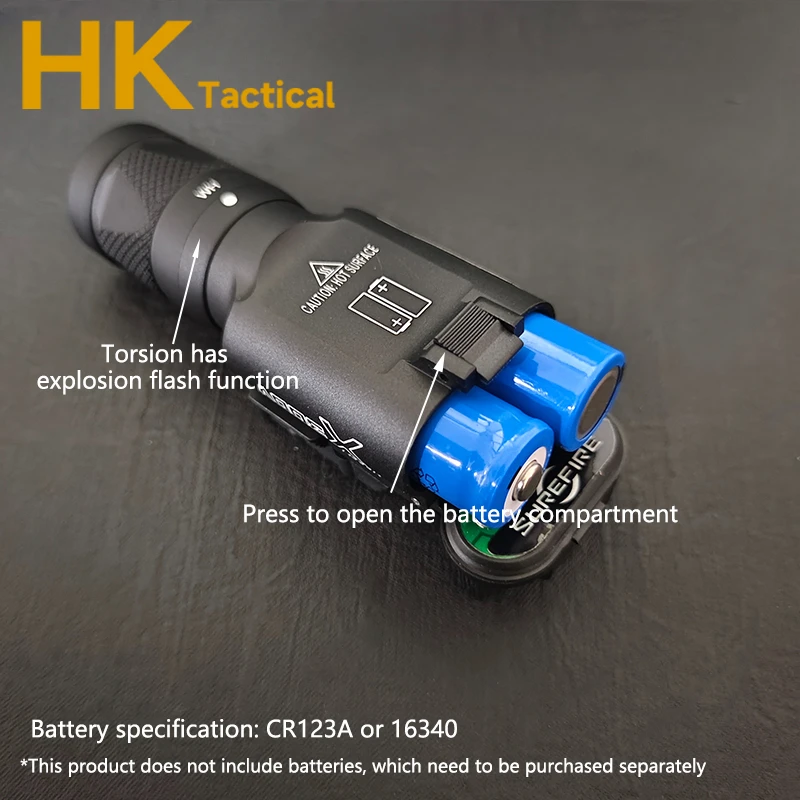 SF táctico X300 X300U Ultra X300V XH35 pistola de Metal luz LED estroboscópica compatible con riel de 20mm armas Airsoft linterna de caza - imagen 5