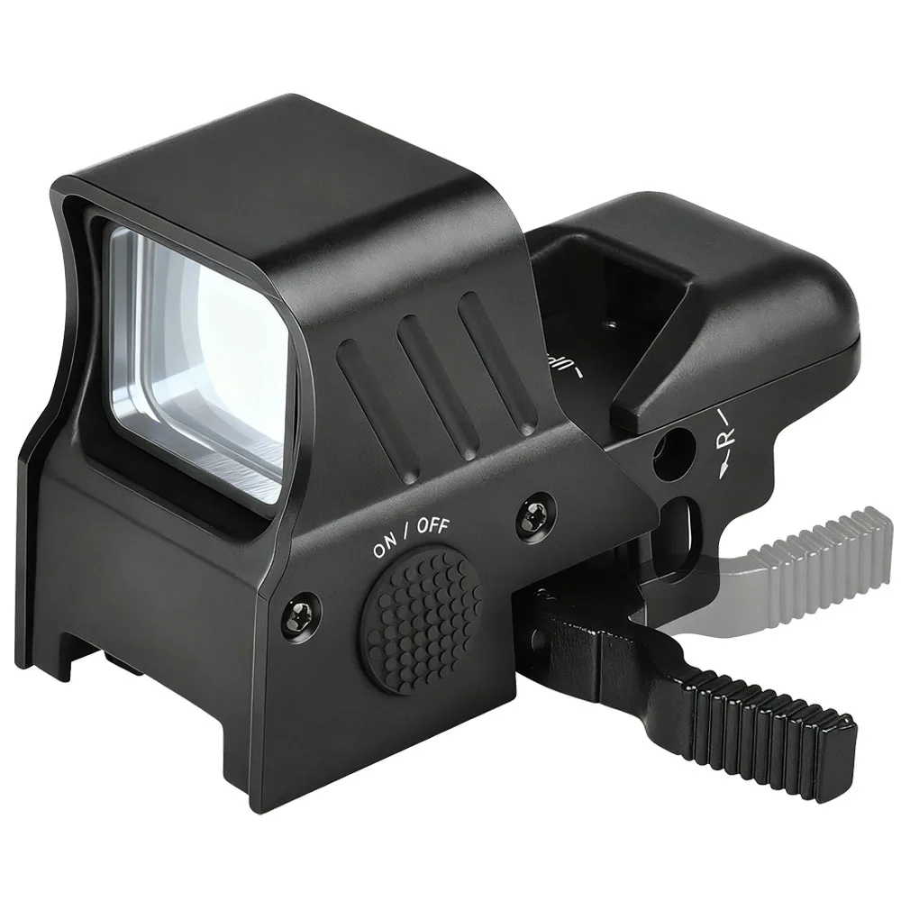Mira óptica de caza con punto rojo, 1x22x33, 4 retículas, mira réflex roja y verde con montaje de separación rápida para riel de 20mm