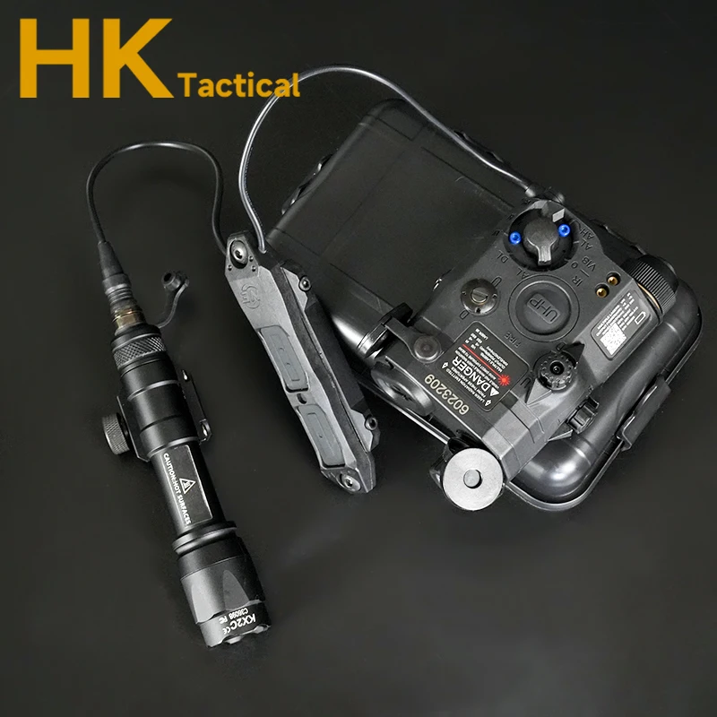 Linterna LED táctica M600C PEQ15, puntero láser rojo y verde, relleno IR/luz láser de explorador, arma de luz para juego de riel AR M4 Picatinny - imagen 5