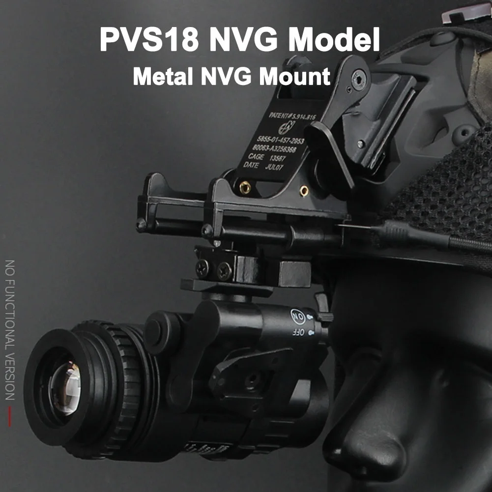 Réplica PVS-18 NVG con soporte L4G24 – Visión nocturna para airsoft - imagen 4
