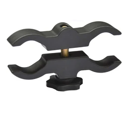 Abrazadera tubular para linterna táctica y láser
