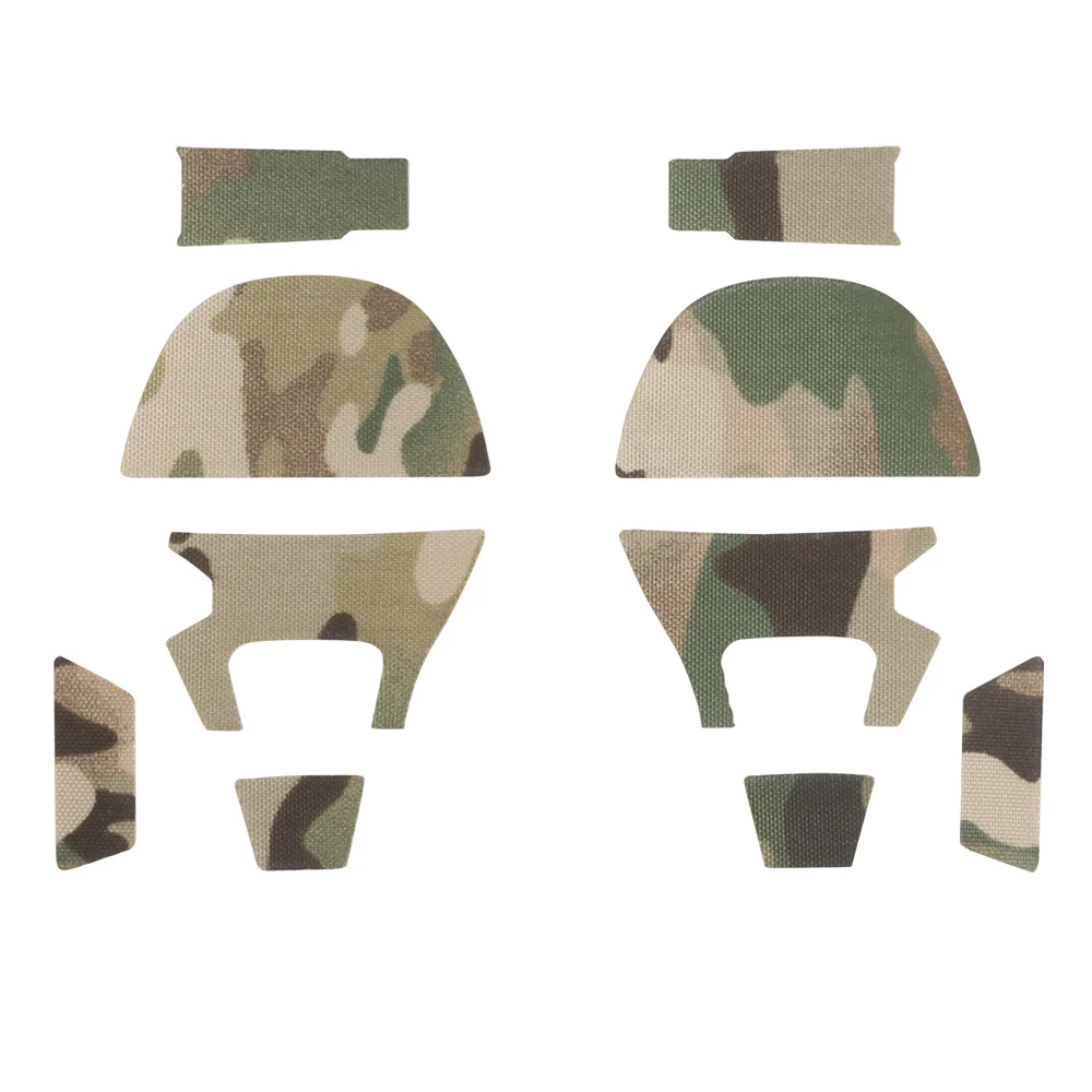 Auriculares tácticos pegatina de camuflaje para Ops Core AMP camuflaje GEN6 protección de auriculares orejera caza tiro Airsoft Accesorios - imagen 2