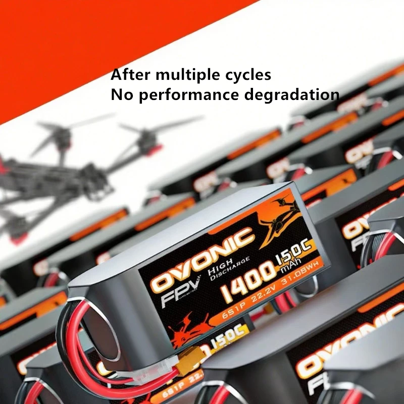 OVONIC nueva actualización 150C 650mah-2200mAh 11,1/14,8/22,2 V batería Lipo para RC helicóptero Quadcopter FPV piezas de Dron de carreras - imagen 2