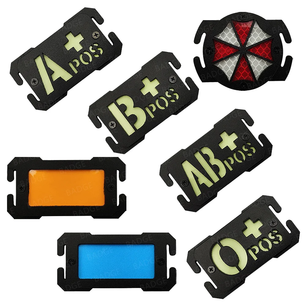 Parche táctico Molle, marmoleable banda luminosa, insignia de hebilla de paraguas, insignia de equipo, accesorios de emblema - imagen 2