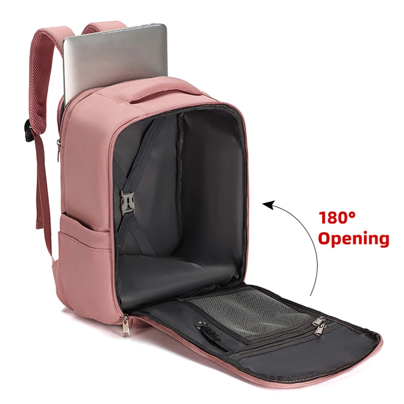 Mochila de escalada para viajes al aire libre con bolsillo para zapatos, bolsa para ordenador portátil para desplazamientos de negocios, mochila de viaje corto de gran capacidad - imagen 4