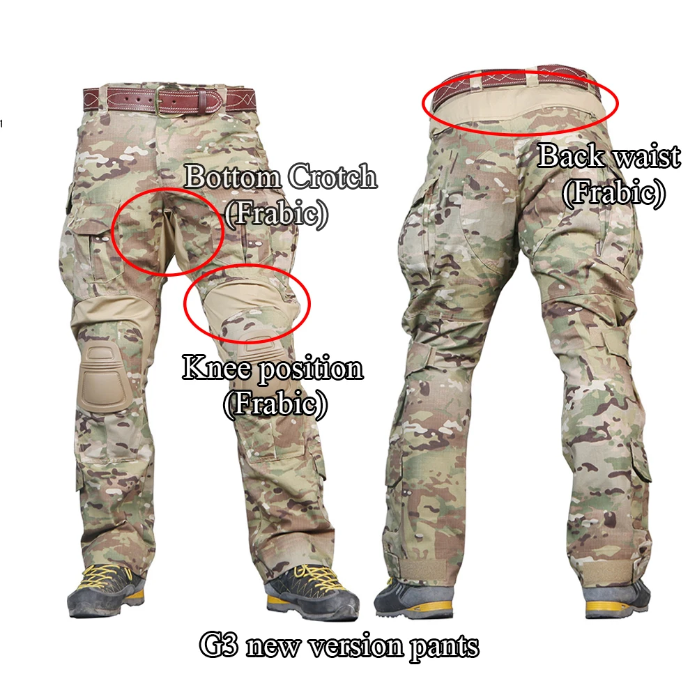 EMERSONGEAR-pantalones de combate G3 para caza, pantalón táctico multicamuflaje con rodilleras, EM9351 - imagen 5