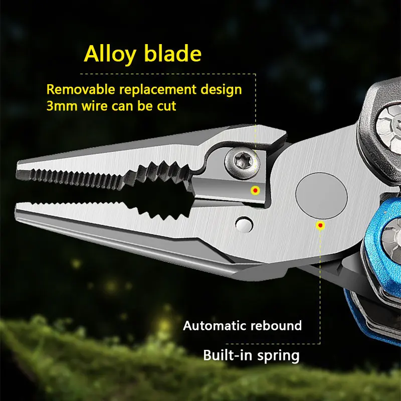 Alicates multiusos plegables para exteriores y emergencia de camping - imagen 3