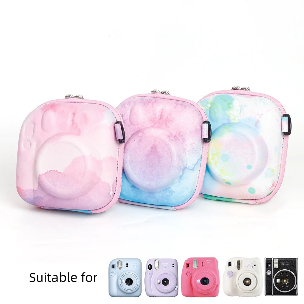 Funda protectora para cámara, bonita carcasa EVA a prueba de golpes, colorida funda de transporte para cámara instantánea para Fujifilm Instax Mini 7 8 9 11 12 40 - imagen 3