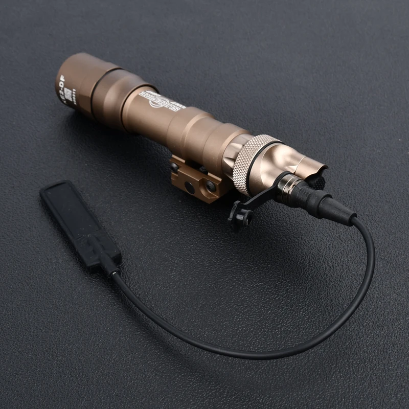 Surefir M600 M600DF 1400 lúmenes linterna táctica Airsoft de alta potencia DS07 Metal doble función tapa trasera luz LED de explorador - imagen 3