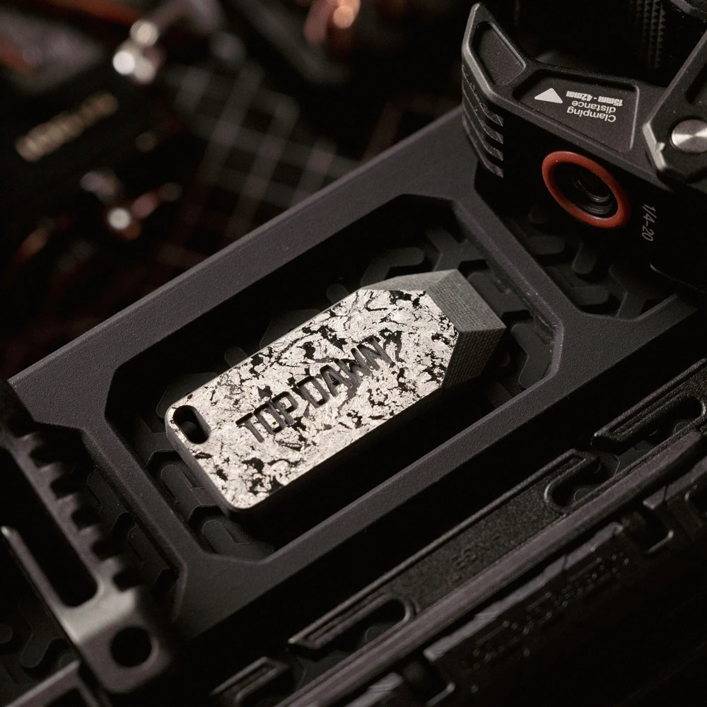 Parche de tarjeta de cuchillo de fibra de carbono, etiqueta colgante DIY, escenario multipáginas, aplique táctico GIK TOP para decoración de bolsas de ropa - imagen 3