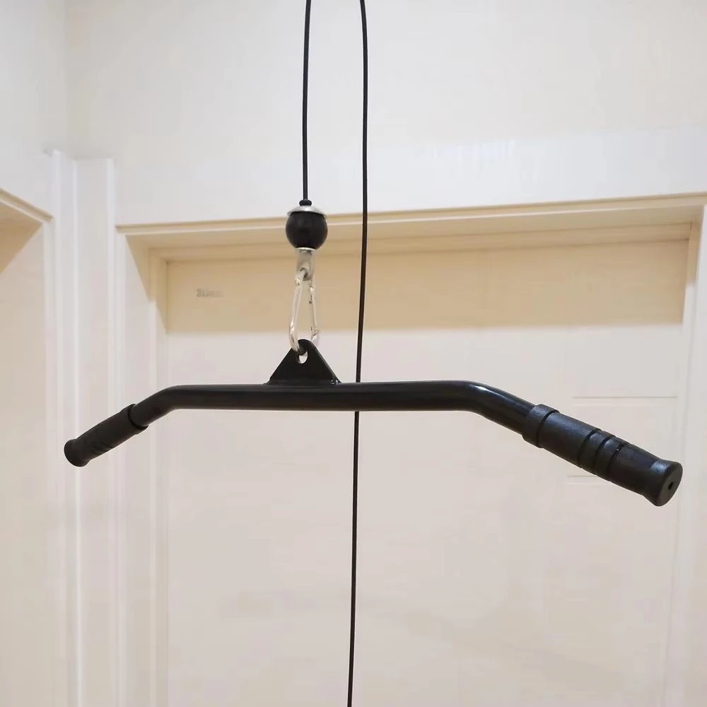 Juego de accesorios para máquina de Cable de polea de gimnasio de 40cm, mango de barra en T, cuerda, bíceps/tripes Blaster para Lat Pulldown, remo, entrenamiento en casa - imagen 5