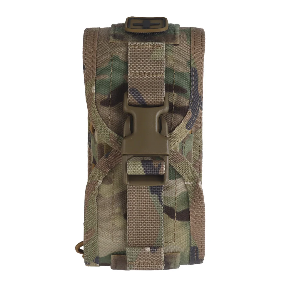 Bolsa táctica MOLLE, botiquín de primeros auxilios de liberación rápida para exteriores, caza, Camping, supervivencia, herramientas de emergencia, bolsa médica compacta, equipo V2 - imagen 3