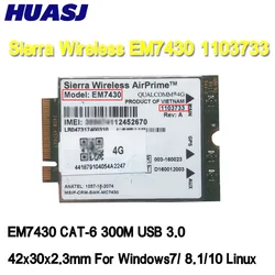 Módulo LTE 4G EM7430 CAT-6 compatible bandas B1-B41