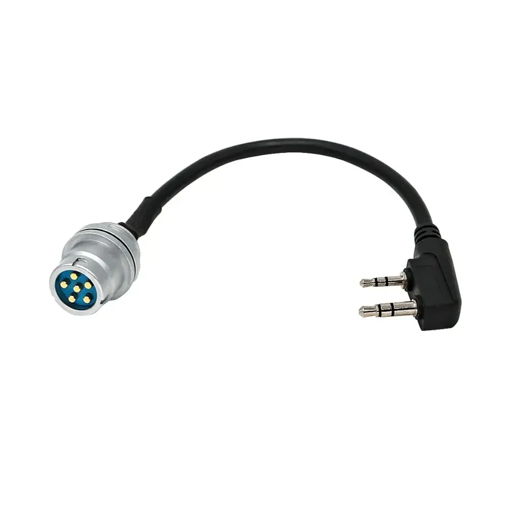 AN/PRC-Conector de walkie-talkie DIY, adaptador de enchufe de 6 pines a Kenwod, U-283/U, 148, 152, 152A - imagen 4