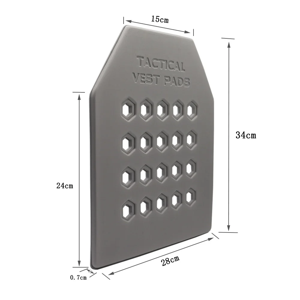 Chaleco táctico VULPO, forro de placa a prueba de balas, protección de golpes acolchada suave, placa de inserción para caza, chaleco Airsoft, portador de placa - imagen 2
