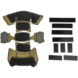 Almohadillas protectoras Accesorio táctico para casco de caza para casco de golpe