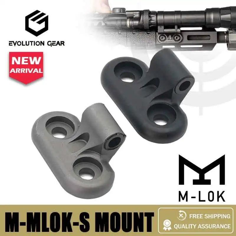 Soporte M-LOK para montaje de luz táctica y riel Picatinny – M-MLOK compatible