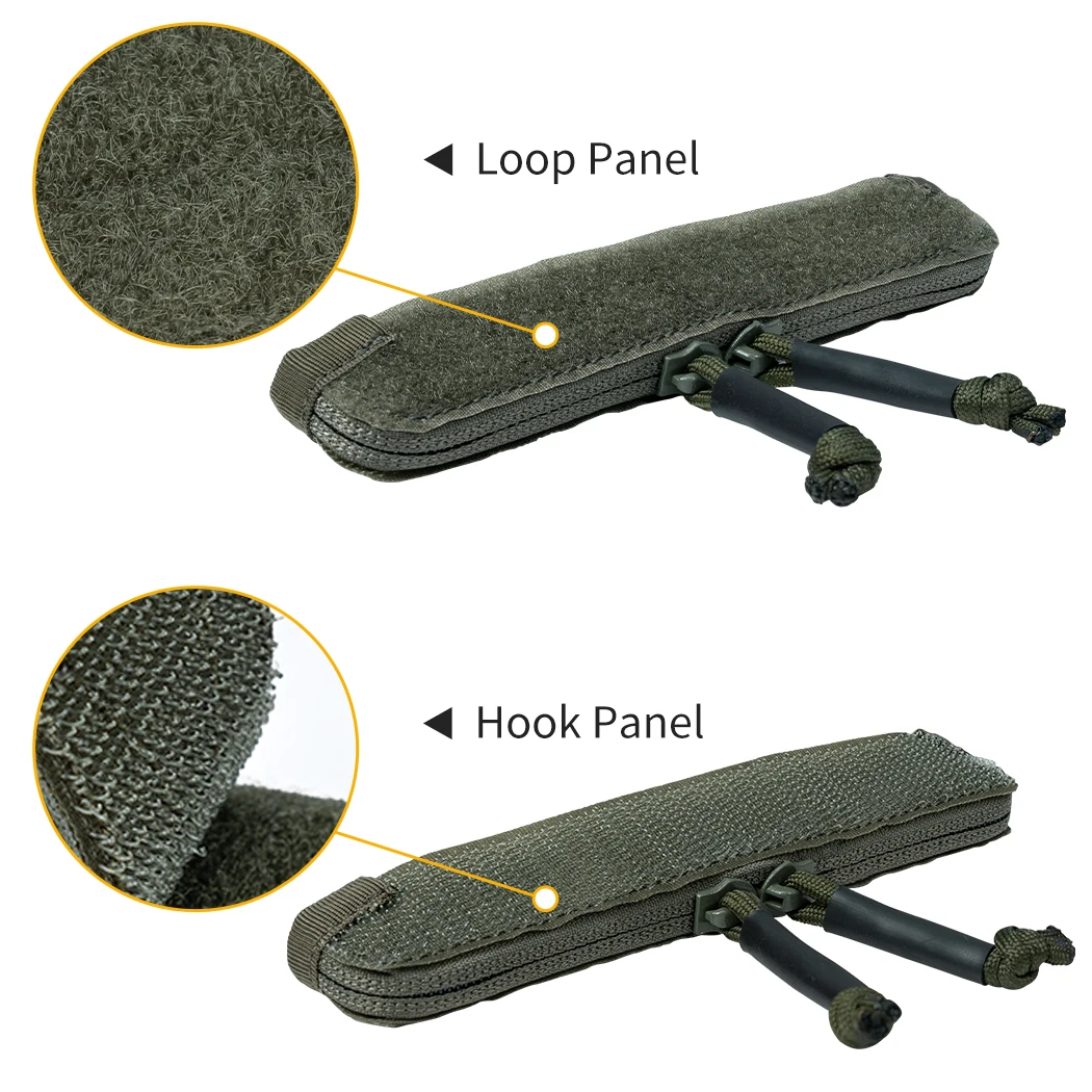 IDOGEAR-bolsa táctica con doble cremallera, bolsillo de almacenamiento, cubierta con cremallera para chaleco JPC2.0 CPC AVS 3943 - imagen 2