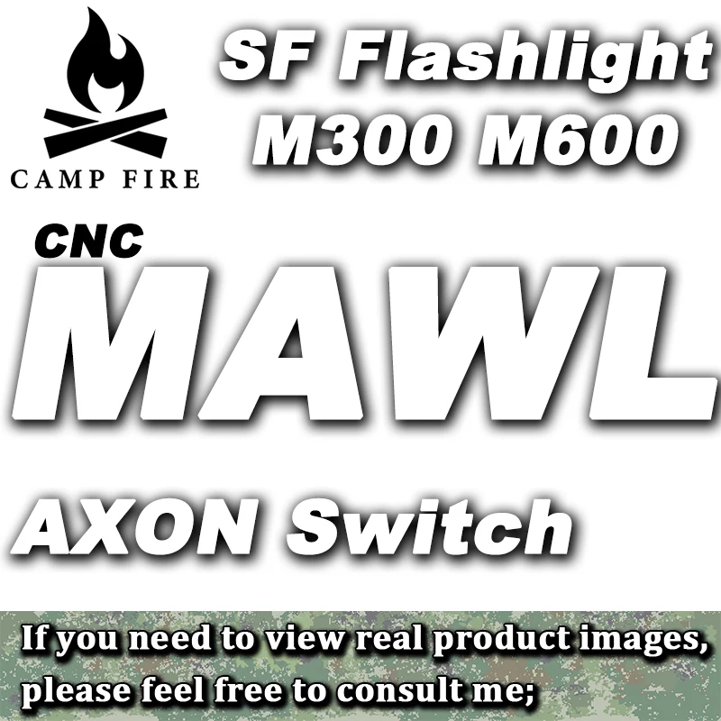 CNC MAWL - C1 + Surefir M300A M600C linterna AXON doble Control interruptor de cola