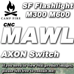 CNC MAWL - C1 + Surefir M300A M600C linterna AXON doble Control interruptor de cola