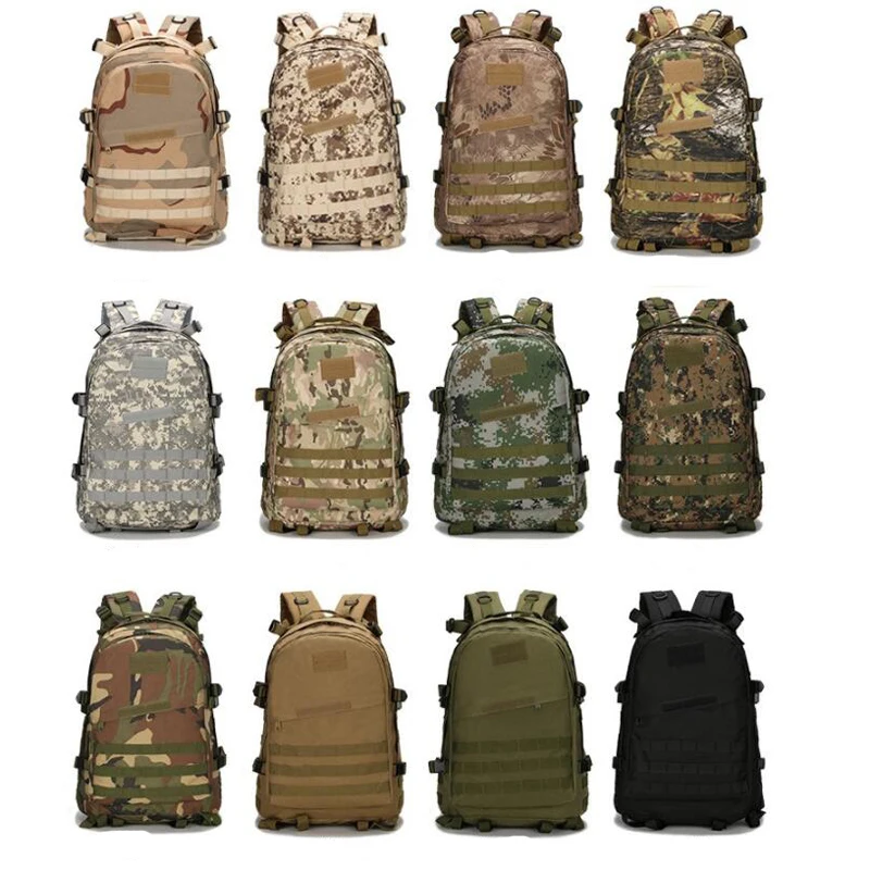 Mochila táctica del ejército para hombre, bolsa de asalto Molle para exteriores, senderismo, Trekking, Camping, caza, Mochila de camuflaje Multicam