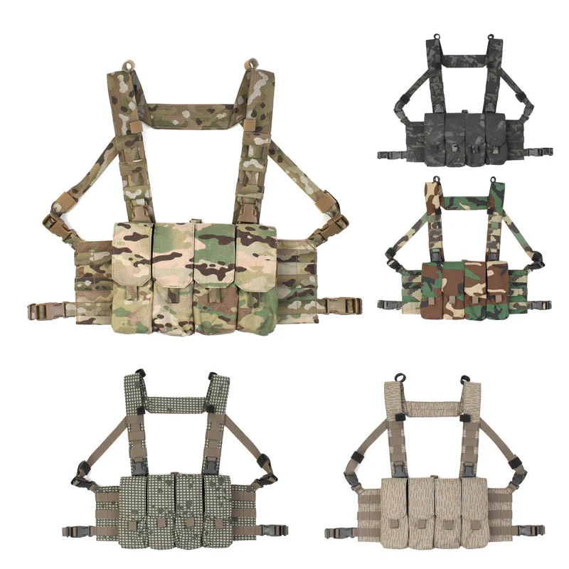 Bolsa táctica cuádruple de pecho – Multifuncional para patrulla - imagen 3