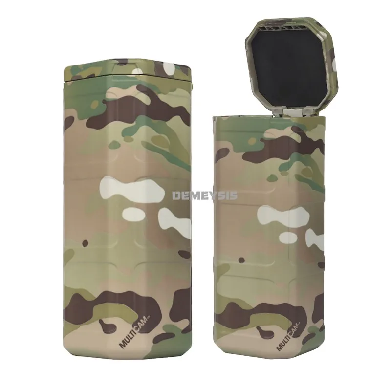 Caja de almacenamiento táctica a prueba de golpes, caja multiherramientas portátil para exteriores, carcasa dura para caza, Camping, Airsoft, con estuche de seguridad de espuma - imagen 4